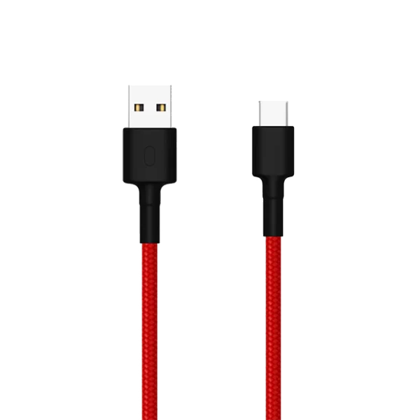 Mi USB Type-C Braided Cable - 100 cm - Red