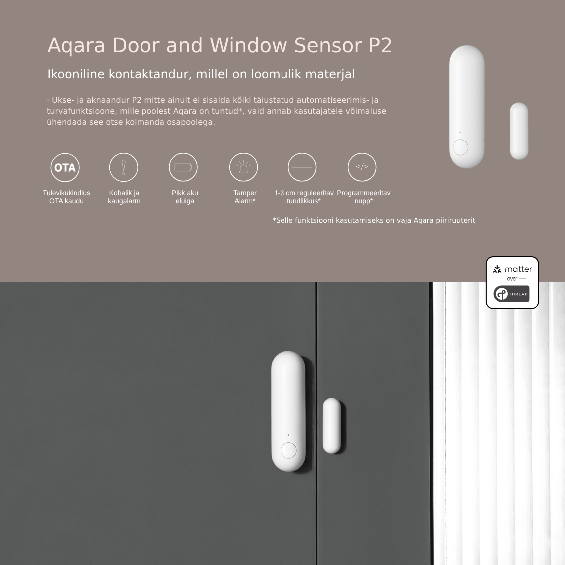 Aqara Door and Window Sensor P2