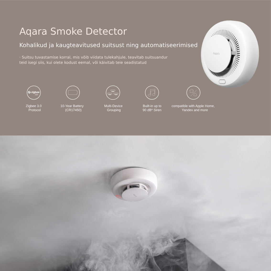 Aqara Smoke Detector 